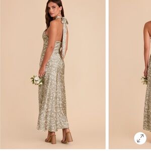 Birdy grey Monique dress floral halter